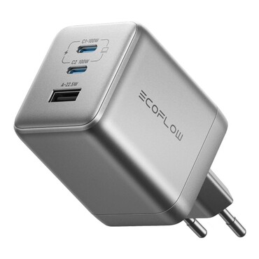Zidni 100W punjač EcoFlow "RAPID Pro" 2x USB-C, 1x USB-A, GaN