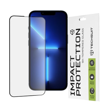 Premium 3D Full Body zaštitno staklo "Techsuit" za iPhone 13 Pro Max / 14 Plus - crn