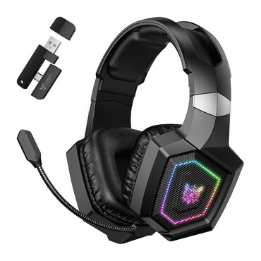 Naglavne slušalice ONIKUMA "GT806" s RGB osvjetljenjem - crne