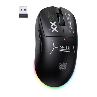 Gaming miš ONIKUMA "DM03" RGB, 3 načina povezivanja, DPI do 24000 - crna