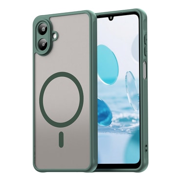 Hibridna maska "HaloFrost II MagSafe" za Samsung Galaxy A07 - green