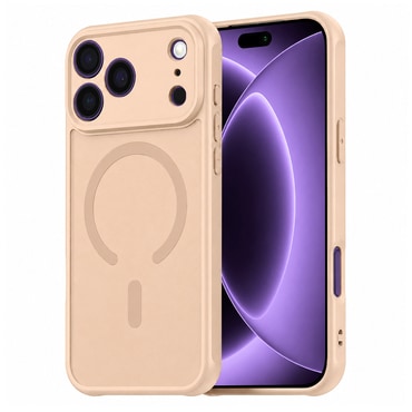 Hibridna maska "HaloFrost II MagSafe" za iPhone 17 Pro / 18 Pro - gold