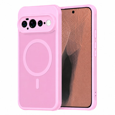 Hibridna maska "HaloFrost II MagSafe" za Google Pixel 11 Pro XL - pink