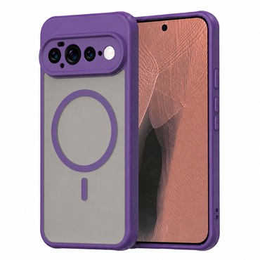 Hibridna maska "HaloFrost II MagSafe" za Google Pixel 11 Pro XL - purple