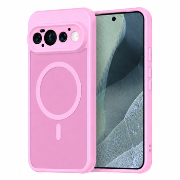 Hibridna maska "HaloFrost II MagSafe" za Google Pixel 11 Pro - pink