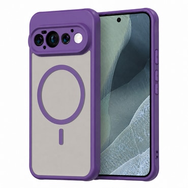 Hibridna maska "HaloFrost II MagSafe" za Google Pixel 11 Pro - purple