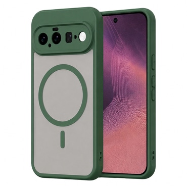 Hibridna maska "HaloFrost II MagSafe" za Google Pixel 11 - green