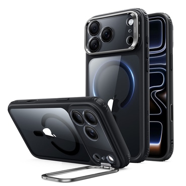 Hibridna maska ESR "Classic Hybrid HaloLock Kickstand" za iPhone 17 Pro / 18 Pro - clear black
