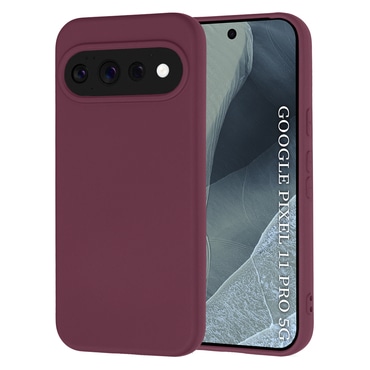 Silikonska maska Techsuit SoftFlex za Google Pixel 11 Pro - plum red