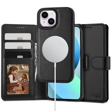 Premium maskica Tech-Protect "Wallet MagSafe" za iPhone 13 - black