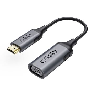 Adapter HDMI na VGA Tech-Protect "UltraBoost" Full HD 60Hz - black