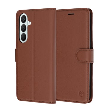 Torbica Techsuit "Leather Folio" za Samsung Galaxy S25 FE / S26 FE - brown
