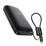 65W Power bank Lisen "Qi2 P604" 10000mAh s USB-C kabelom - black
