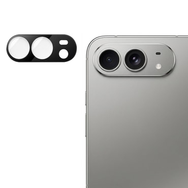 Full body zaštitno staklo za zadnju kameru za iPhone Duo - crn