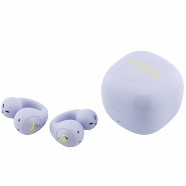 Bluetooth slušalice Guess "Mini Classic" BT 5.4 s otvorenim dizajnom i sportskim stilom - purple