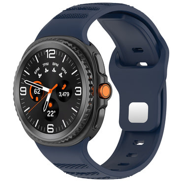 Silikonski remen Techsuit "W050" za Samsung Galaxy Watch8 40mm / Watch8 44mm / Watch8 Classic / Watch9 40mm / Watch9 44mm - blue