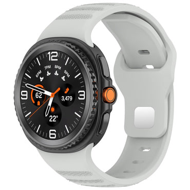 Silikonski remen Techsuit "W050" za Samsung Galaxy Watch8 40mm / Watch8 44mm / Watch8 Classic / Watch9 40mm / Watch9 44mm - gray