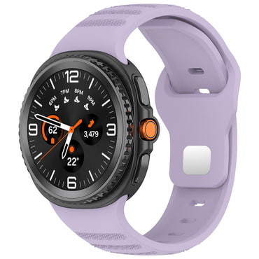 Silikonski remen Techsuit "W050" za Samsung Galaxy Watch8 40mm / Watch8 44mm / Watch8 Classic / Watch9 40mm / Watch9 44mm - purple