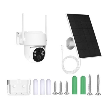 Pametna nadzorna kamera Moes "WCM-J10-S" 4MP WiFi, 9000mAh baterija, 5W solarni panel