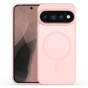 Hibridna maska "Yind" s magnetom Magsafe za Google Pixel 9 Pro XL / 10 Pro XL / 11 Pro XL - light pink