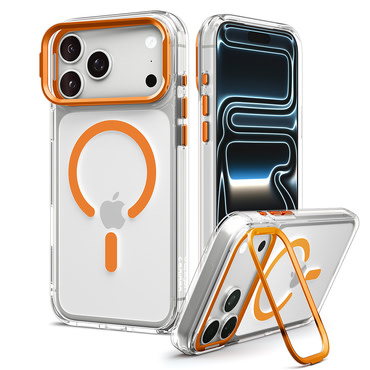 Maskica Spigen "Ultra Hybrid Optik S MagSafe" za iPhone 17 Pro / 18 Pro - orange