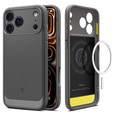 Maska Spigen "Rugged Armor MagFit" za iPhone 17 Pro Max - grey