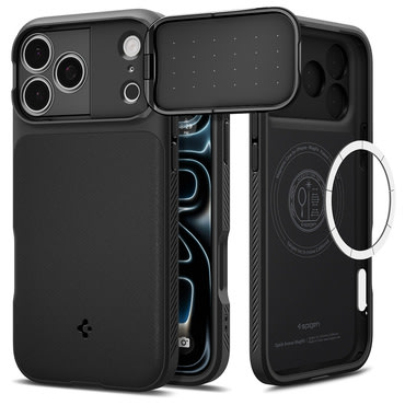 Maskica Spigen "Optik Armor MagSafe" za iPhone 17 Pro Max / 18 Pro Max - black