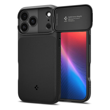 Maskica Spigen "Optik Armor MagSafe" za iPhone 17 Pro / 18 Pro - black