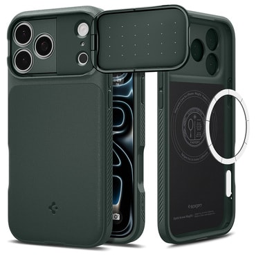 Maskica Spigen "Optik Armor MagSafe" za iPhone 17 Pro / 18 Pro - abyss green