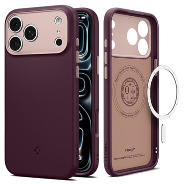 Maska Spigen "Nano Pop Mag za iPhone 17 Pro / 18 Pro - burgundy bean