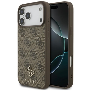 Maskica Guess "Hardcase 4G Small & Classic MagSafe" za iPhone 17 Pro Max / 18 Pro Max / 18 Pro Max - brown