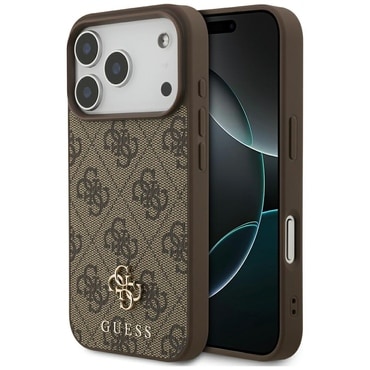 Maskica Guess "Hardcase 4G Small & Classic MagSafe" za iPhone 17 Pro / 18 Pro / 18 Pro Max - brown