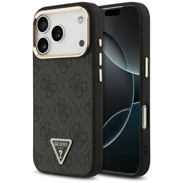 Maskica Guess "Hardcase 4G Triangle Logo MagSafe" za iPhone 17 Pro / 18 Pro - black