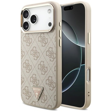 Maskica Guess "Hardcase 4G Triangle Logo MagSafe" za iPhone 17 Pro Max / 18 Pro Max / 18 Pro - pink