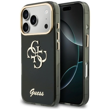 Maskica Guess "IML 4G Metal Script" za iPhone 17 Pro / 18 Pro - black