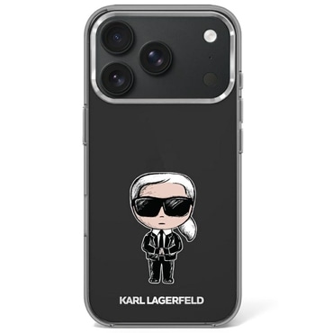 Premium maskica Karl Lagerfeld "IML KC Bodies Sketch Print MagSafe" za iPhone 17 Pro / 18 Pro / 18 Pro - black