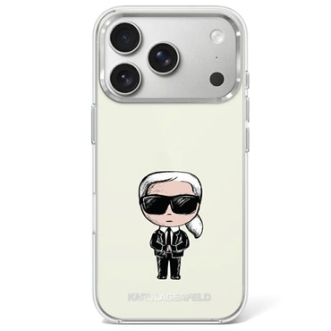 Premium maskica Karl Lagerfeld "IML KC Bodies Sketch Print MagSafe" za iPhone 17 Pro / 18 Pro / 18 Pro - beige