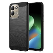TPU gel maska "Brushed Carbon" za Redmi 17 5G / 4G - black