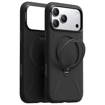 Premium maskica Torras "QPRO Silicone" za iPhone 17 Pro Max / 18 Pro Max - black