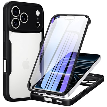 Hibridna Full Body maskica Techsuit "ColorVerse 360" za iPhone 17 Pro Max / 18 Pro Max - black