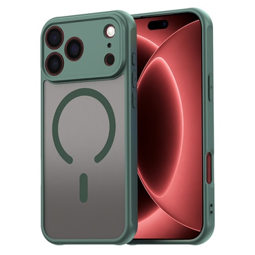 Hibridna maska "HaloFrost II MagSafe" za iPhone 17 Pro Max / 18 Pro Max - green