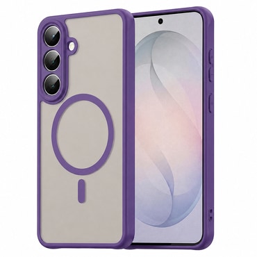 Hibridna maska "HaloFrost II MagSafe" za Samsung Galaxy S26 FE - purple