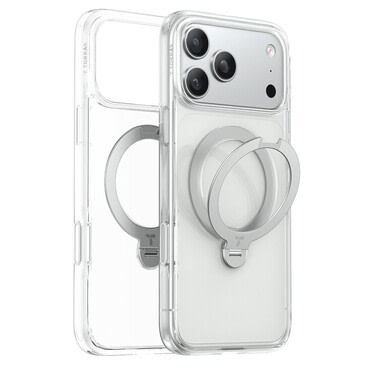 Premium maskica Torras "Ostand Spin Series" za iPhone 17 Pro Max / 18 Pro Max / 18 Pro Max - clear
