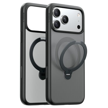 Premium maskica Torras "Ostand Spin Series" za iPhone 17 Pro / 18 Pro / 18 Pro Max - black