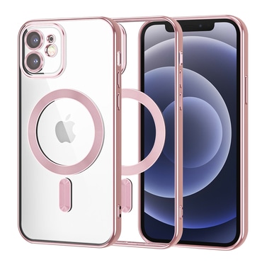 Maskica Techsuit "Luxury Crystal MagSafe" za iPhone 12 - pink