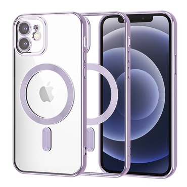 Maskica Techsuit "Luxury Crystal MagSafe" za iPhone 12 - light purple