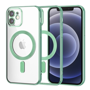 Maskica Techsuit "Luxury Crystal MagSafe" za iPhone 12 - light green