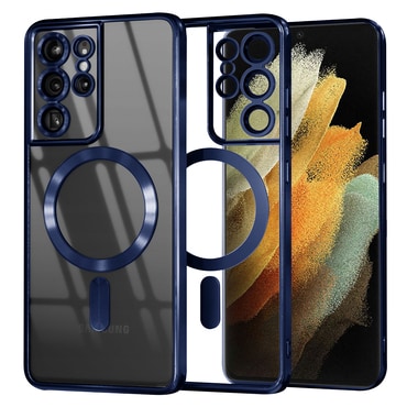 Maskica Techsuit "Luxury Crystal MagSafe" za Samsung Galaxy S21 Ultra - deep blue