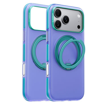 Premium maskica Torras "Ostand O3 Hue" za iPhone 17 Pro Max / 18 Pro Max / 18 Pro - indigo blue