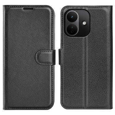 Torbica "Litchi" za Xiaomi Redmi Note 17 Pro 5G - crna
